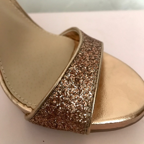NEW Rose gold glitter heels - Picture 5 of 6